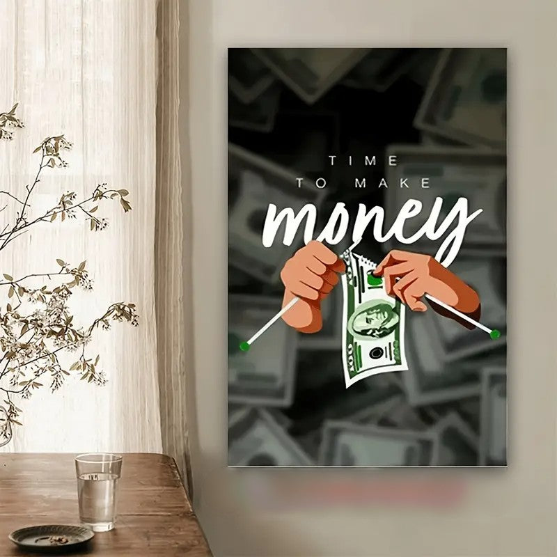 π° "Time to Make Money" Canvas Print πΌοΈ